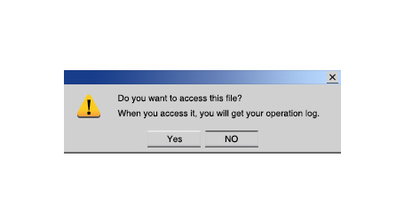 データ損失防止（DLP）ソリューション ポップアップメッセージの表示